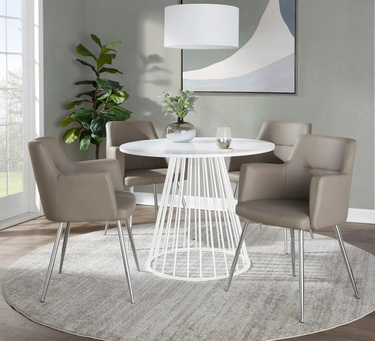 Canary Cosmo - Contemporary Dining Table by HouseOfZazla