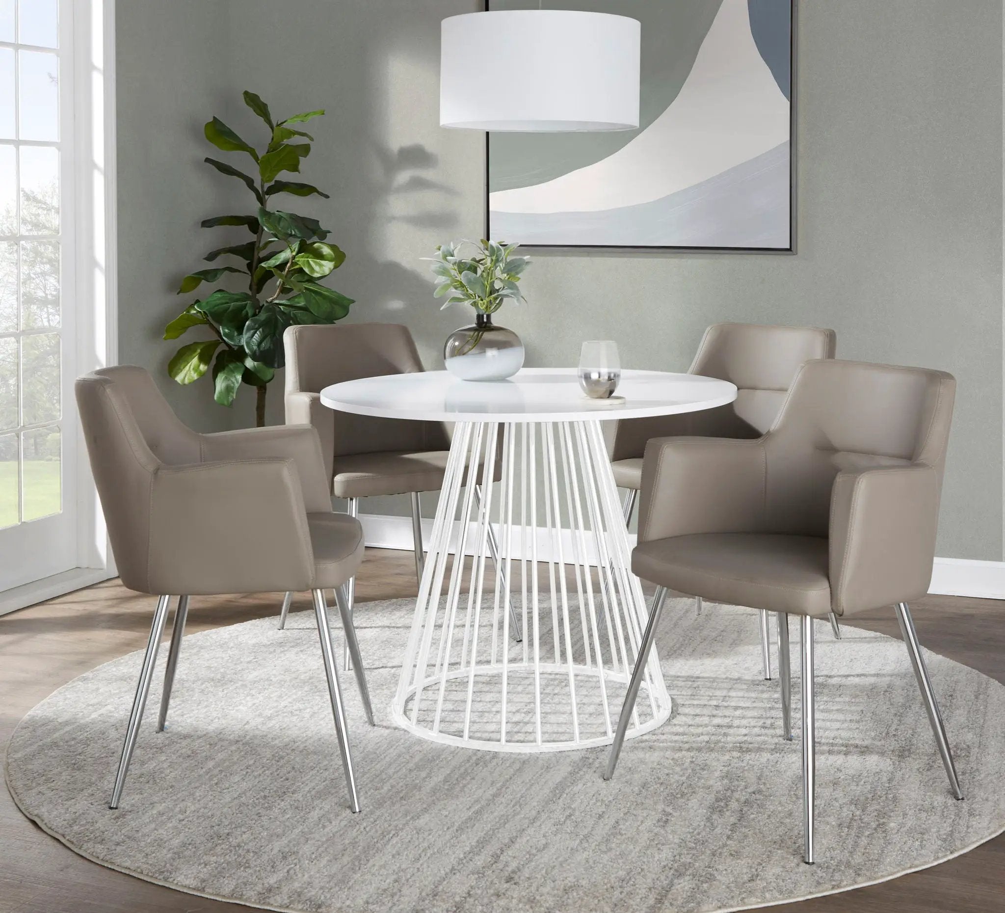 Canary Cosmo - Contemporary Dining Table by Unique Piece Furniture