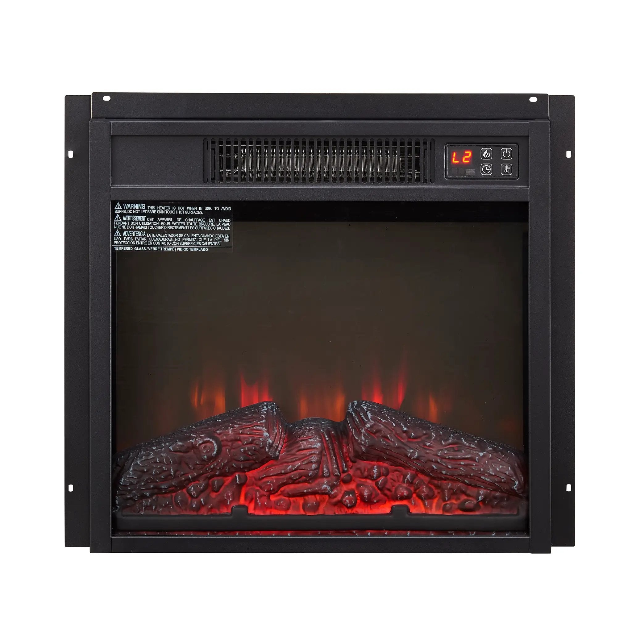 Electric Fireplace Insert 18" 1400W Remote Control by HouseOfZazla