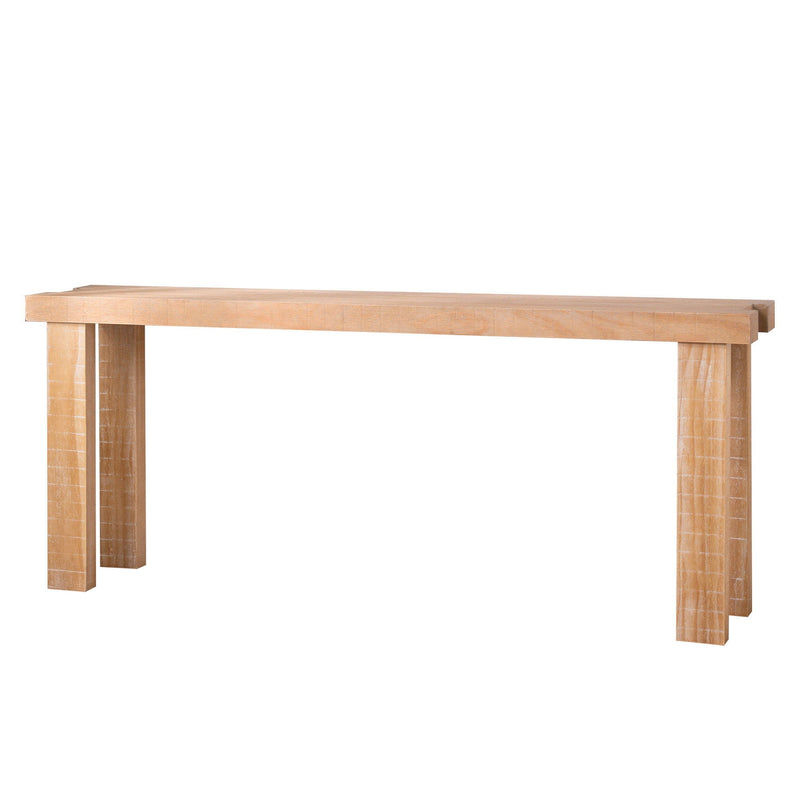 Console Table with Spacious Surface Area - Multi Wood Finish, photo 6 of 10