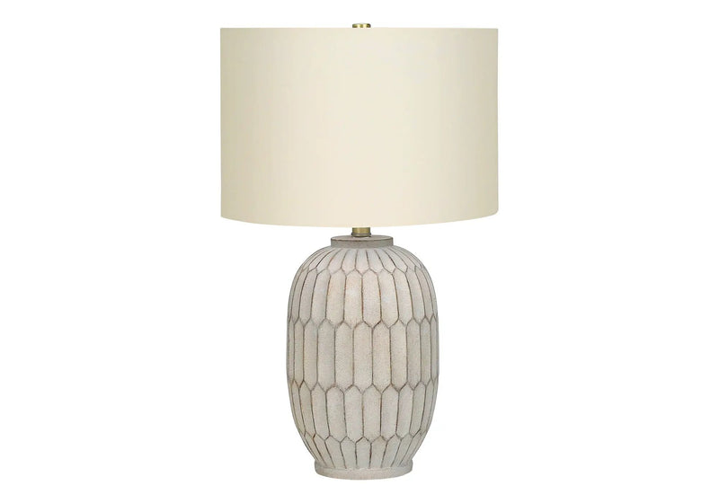 Table Lamp, Lighting, Transitional - Cream by HouseOfZazla