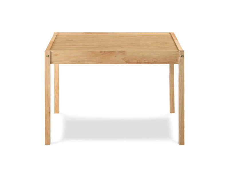 Della - 3 Piece Solid Wood Kids Table & Two Chair Set - Natural by Unique Piece Furniture