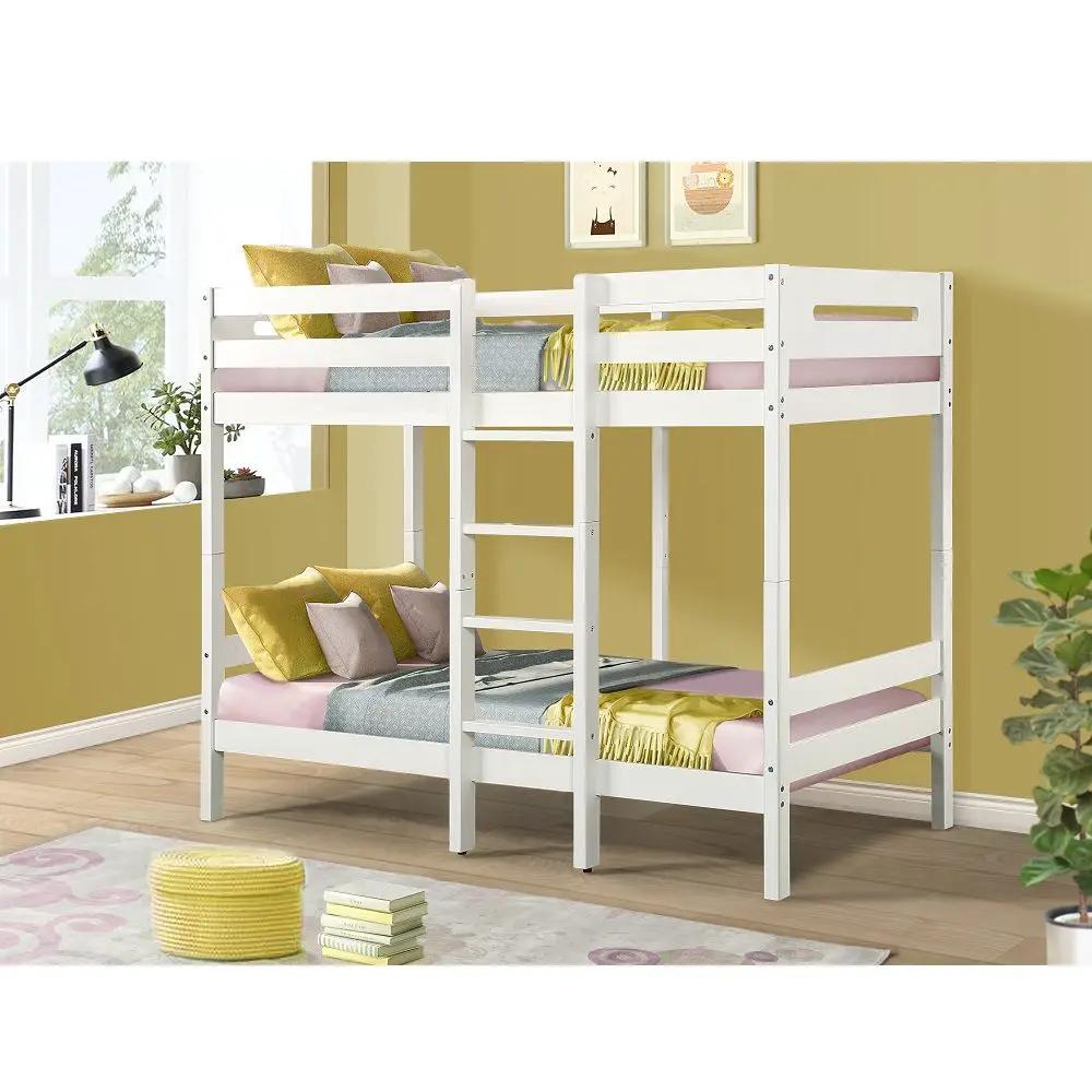 Esin - Twin Over Twin Bunk Bed - White by Unique Piece Furniture