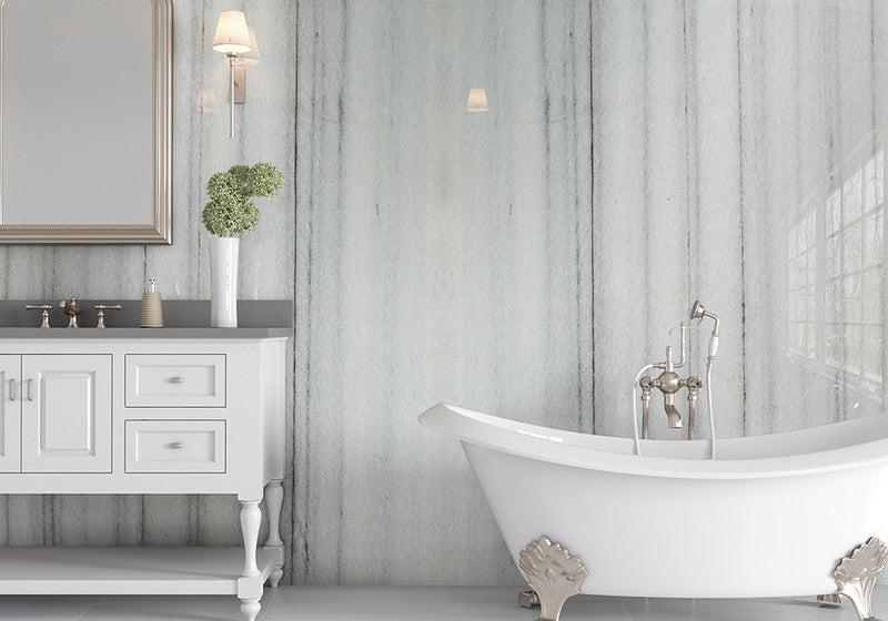 African Zebrino Polished Marble Slab Random room scene