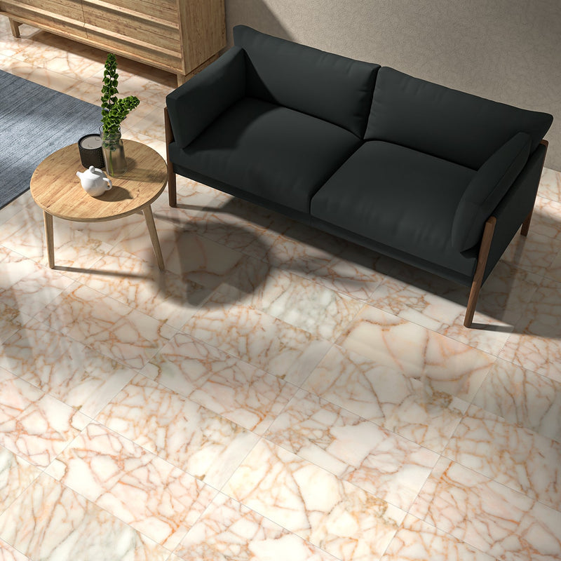 Afyon Gold Polished Marble Tiles 12x24 Marble Polished 12x24 Tiles — 2