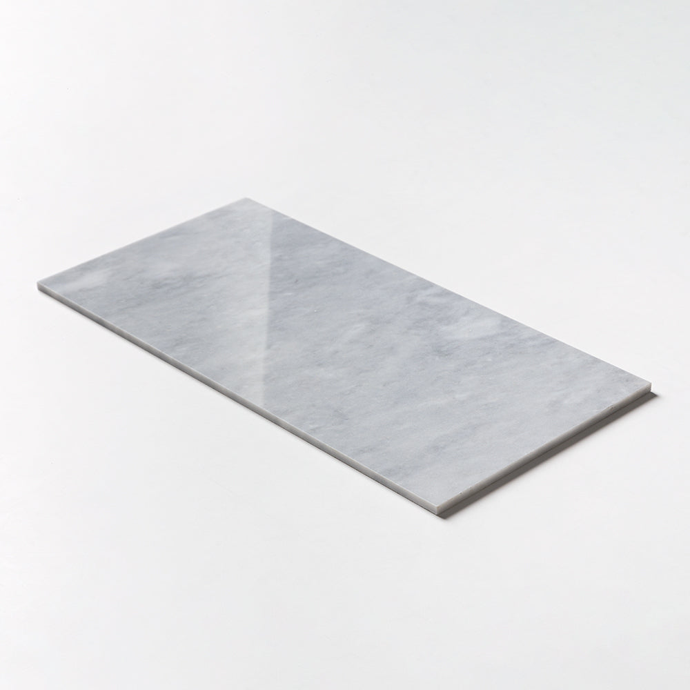Bardiglio Light Polished Marble Tiles 12x24 Marble Polished 12x24 Tiles — 2