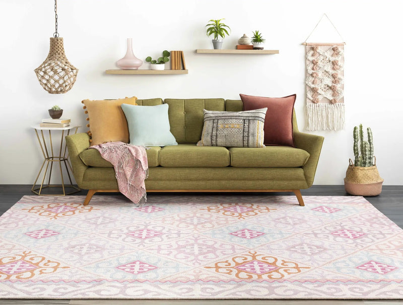 Drumore Beige Boho Wall Hanging - Clearance by Boutique Rugs