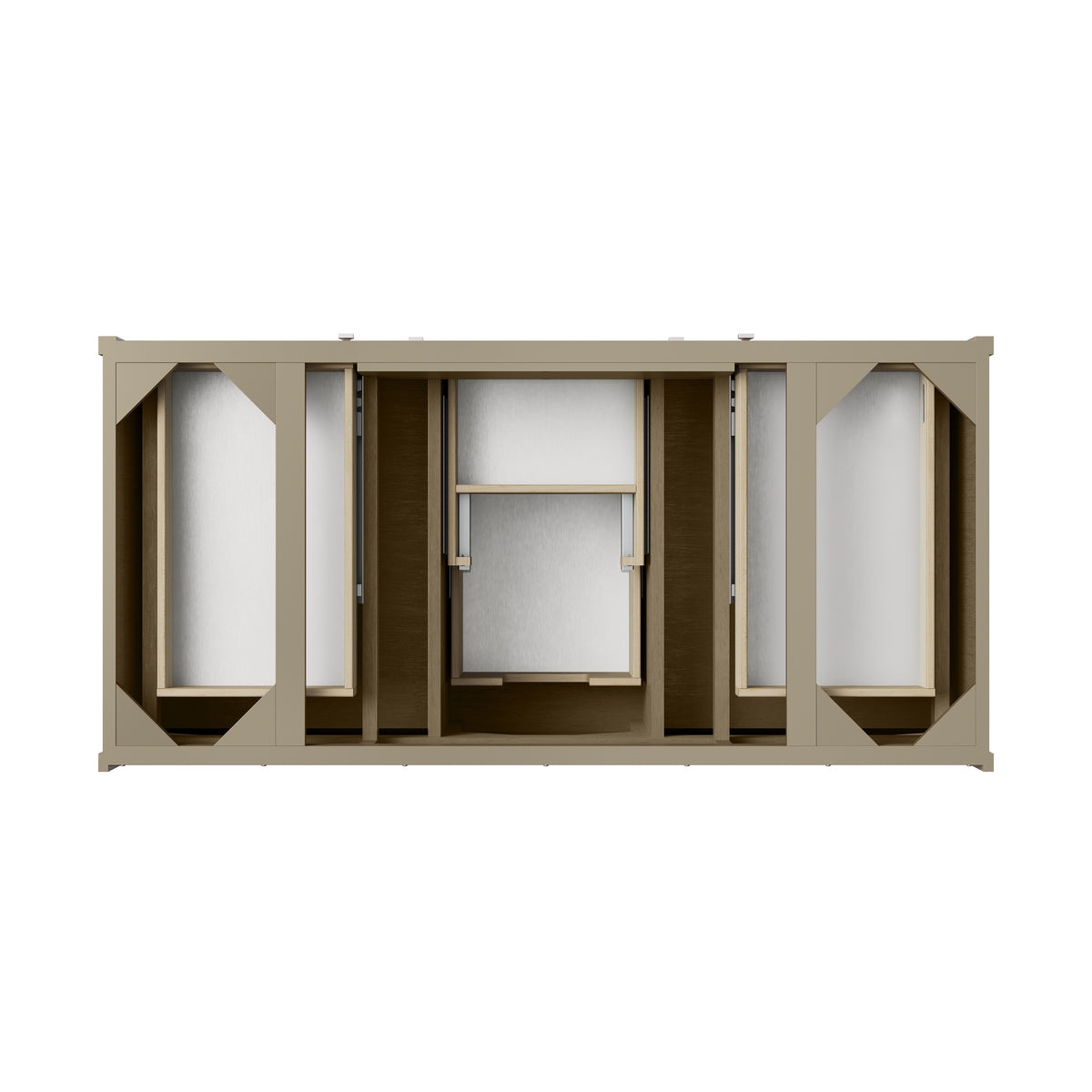 James Martin Chicago 48" Single Bathroom Vanity, Walnut Whisper, view 16