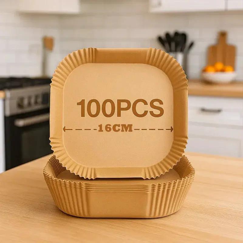 Air Fryer Liners - Non-stick Parchment Square by House Of Avana
