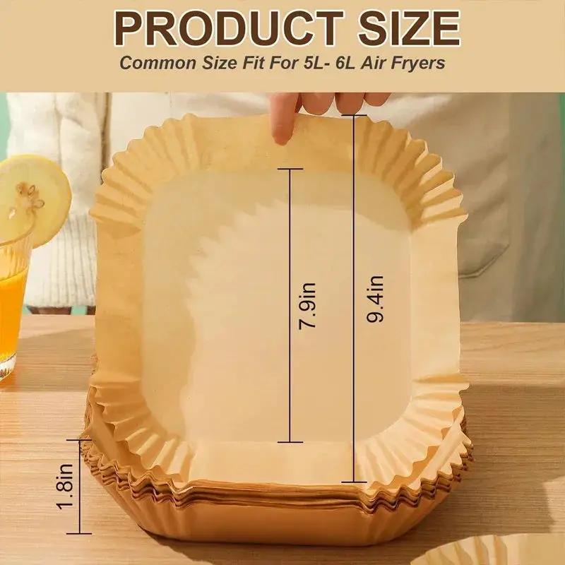 Air Fryer Liners - Non-stick Parchment Square by House Of Avana