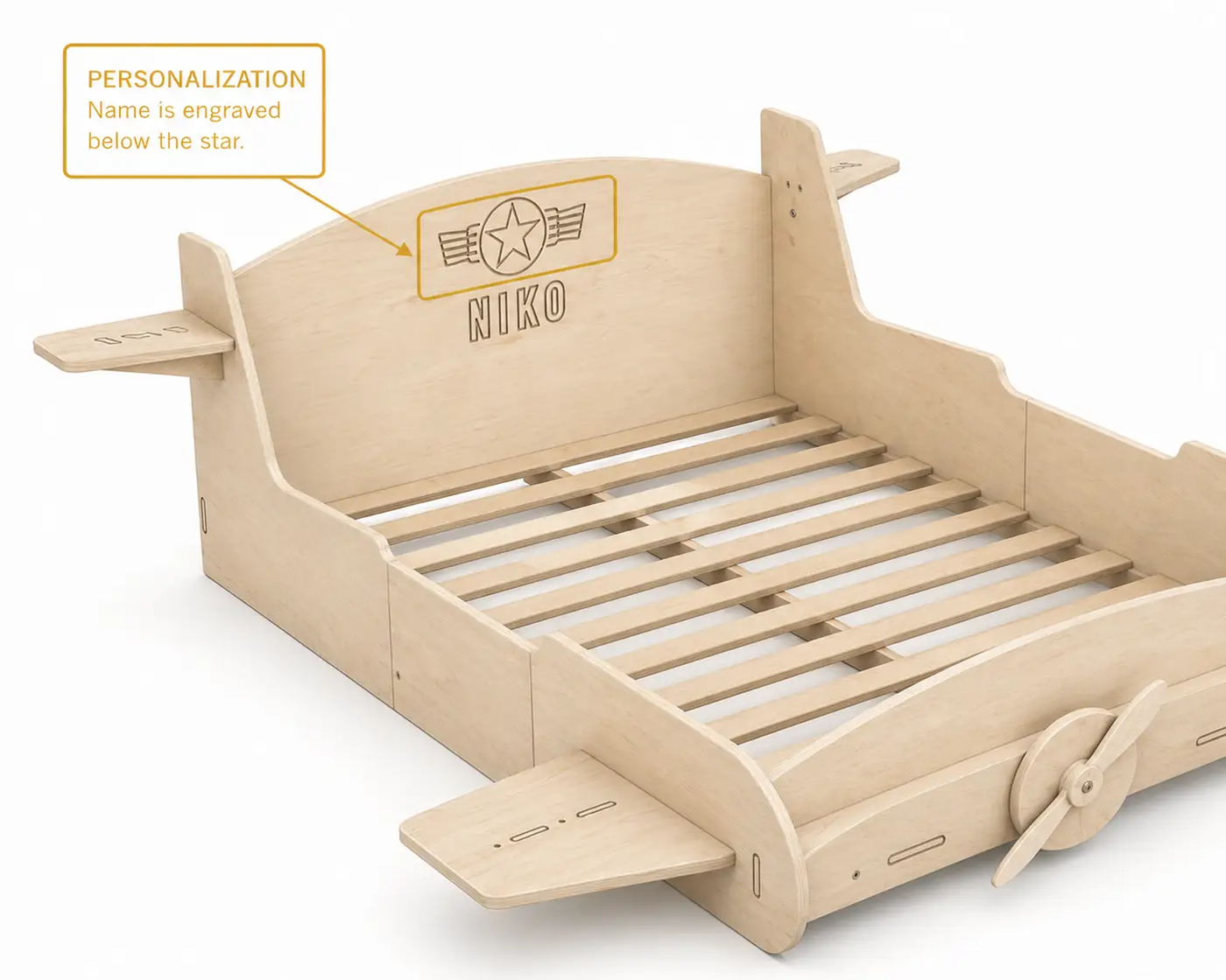 MAVERICK- Airplane Bed by Bush Acres