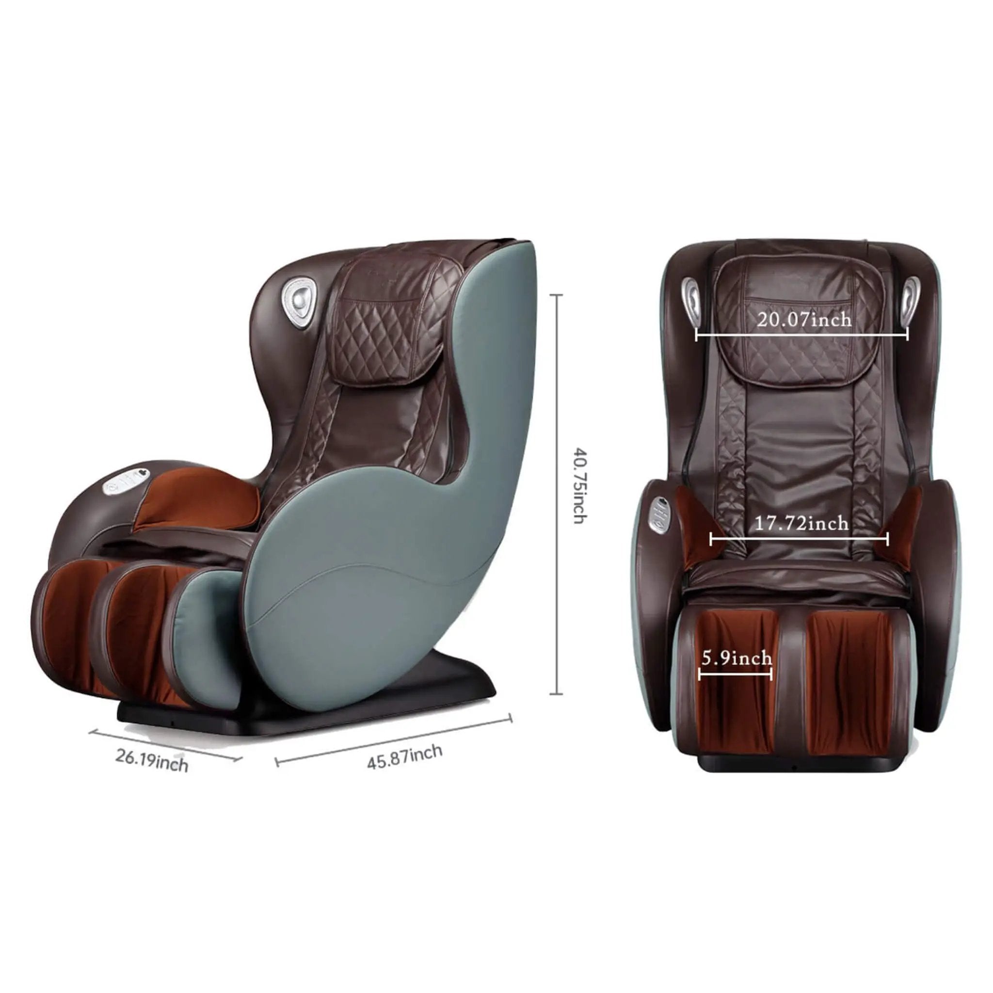 Airvana Luxe SL-Track Full-Body Zero-Gravity Massage Chair Recliner With Shiatsu & Bluetooth Speaker [GR8526] (SAK57394) by SAKSBY WHOLESALE