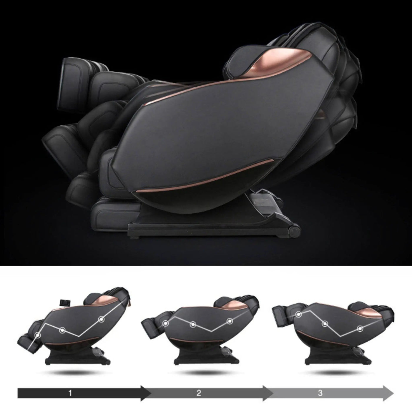 Airvana Zenith Full Body Zero-Gravity Shiatsu Massage Chair With Heat And Voice Control (SAK93154) by SAKSBY WHOLESALE
