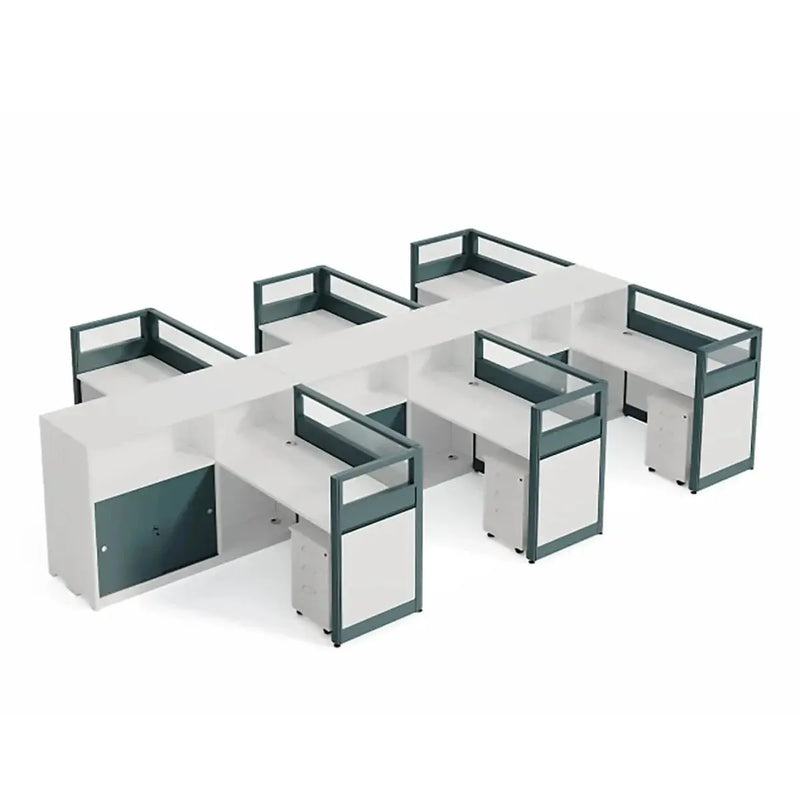 Trevio · L-Shaped Cubicle Workstation by Arc Grove
