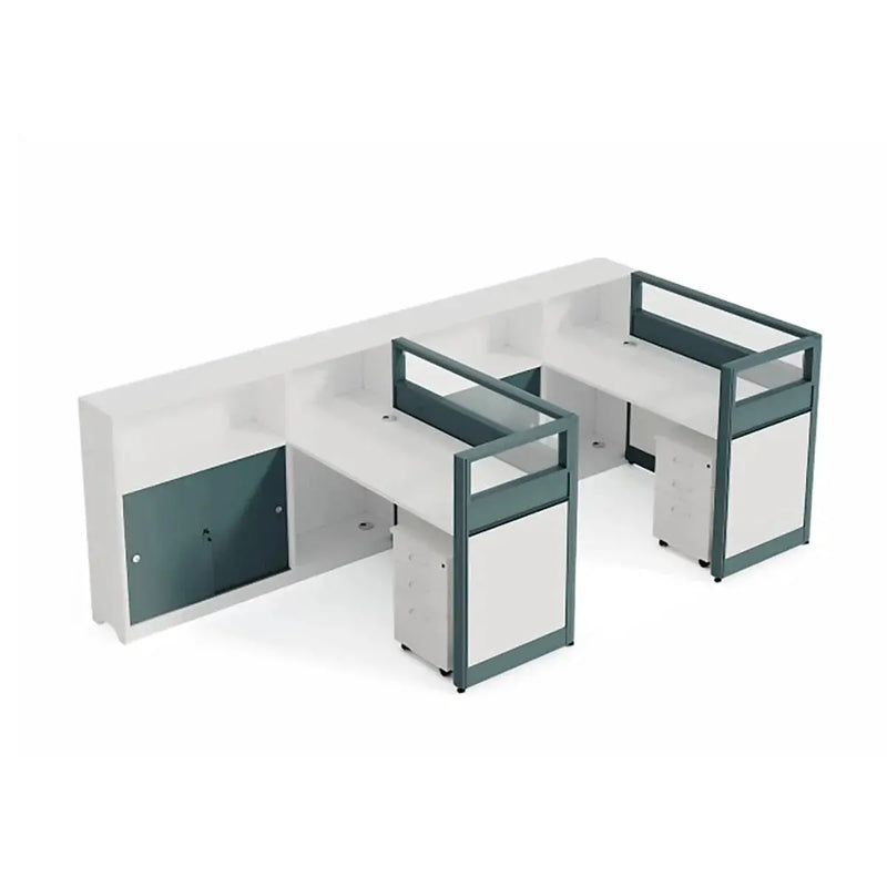 Trevio · L-Shaped Cubicle Workstation by Arc Grove