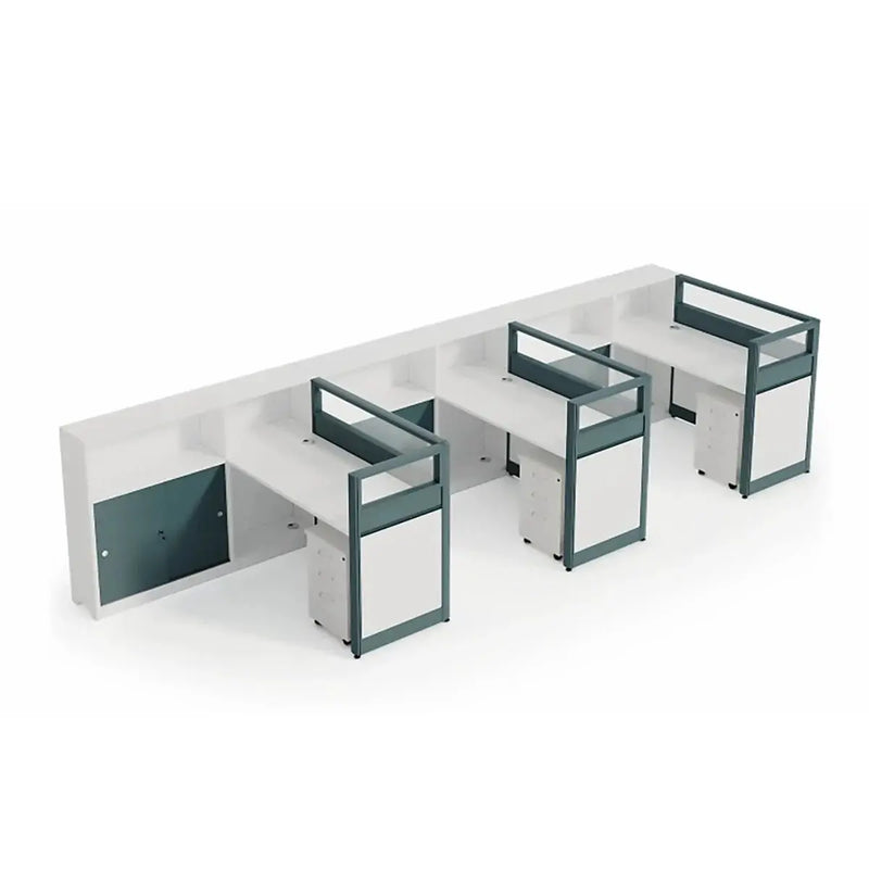Trevio · L-Shaped Cubicle Workstation by Arc Grove