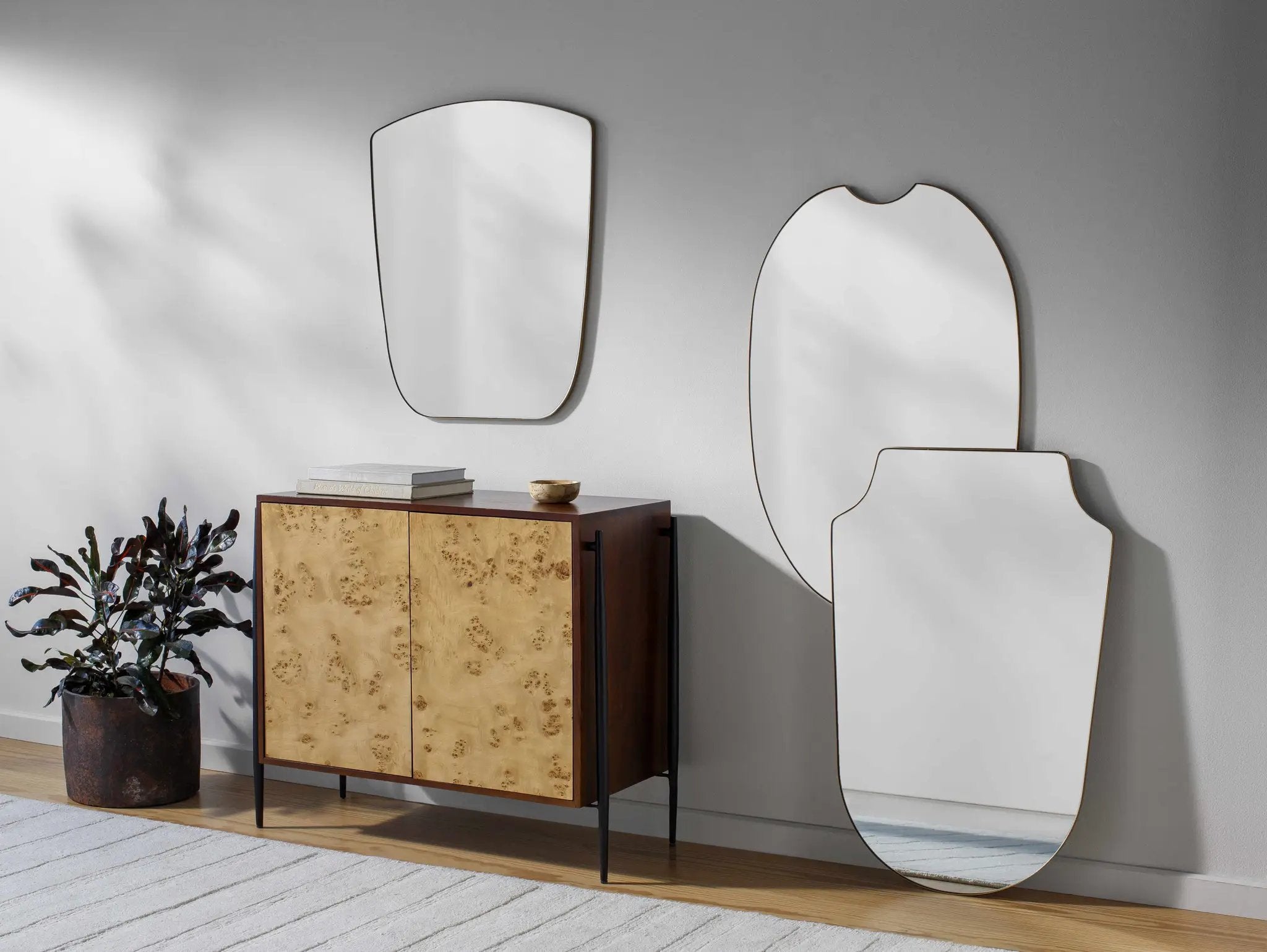Emmerhout Gold Carved Mirror - Clearance by Boutique Rugs