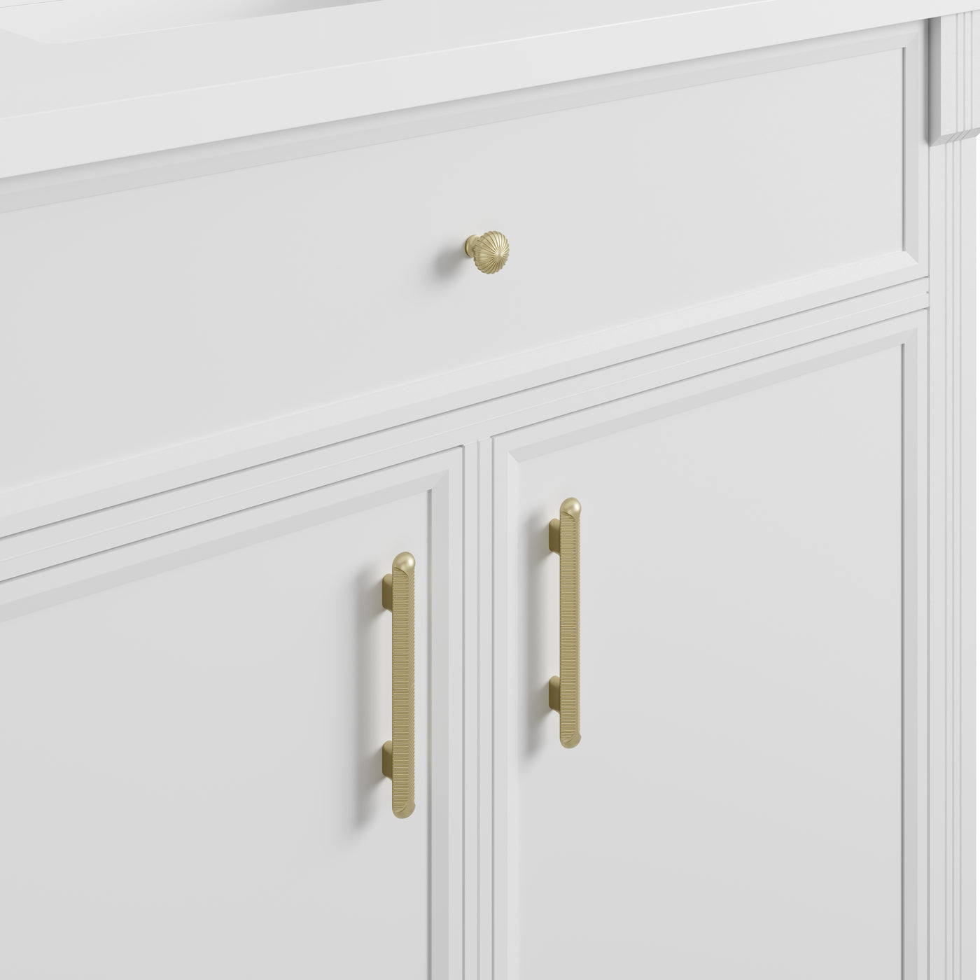 James Martin Bellshire 36" Single Bathroom Vanity, Bright White, view 18