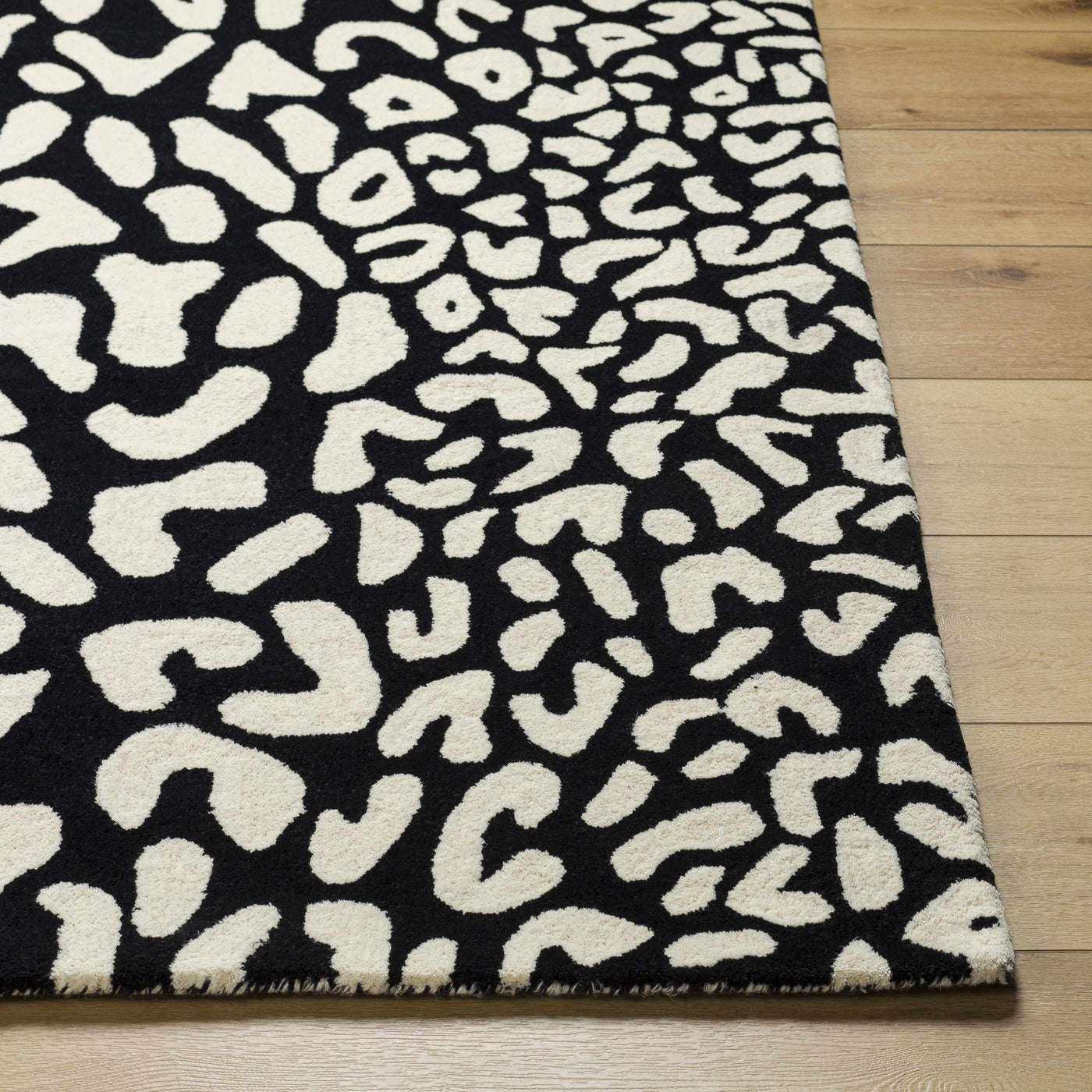 Akeem Leopard Print Area Rug - Clearance by Boutique Rugs