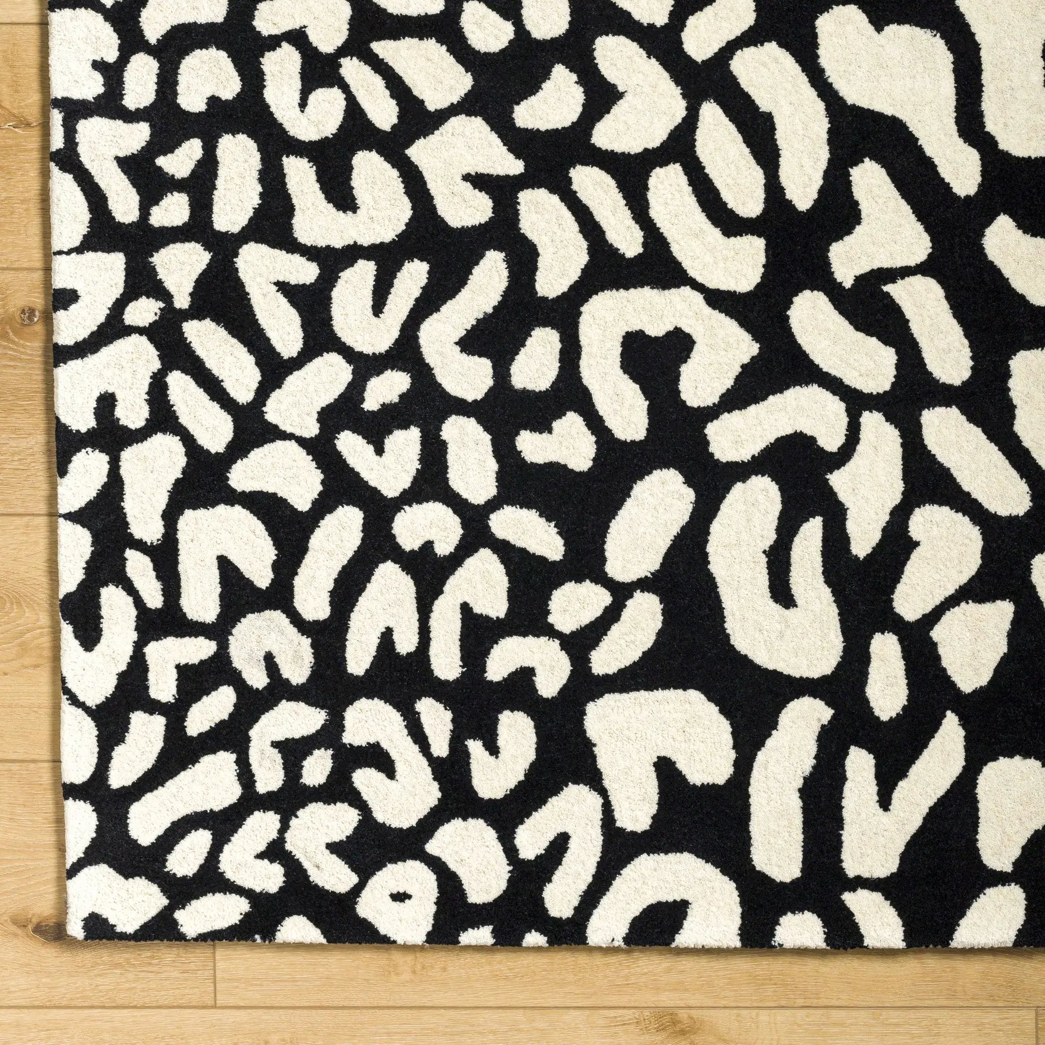 Akeem Leopard Print Area Rug - Clearance by Boutique Rugs