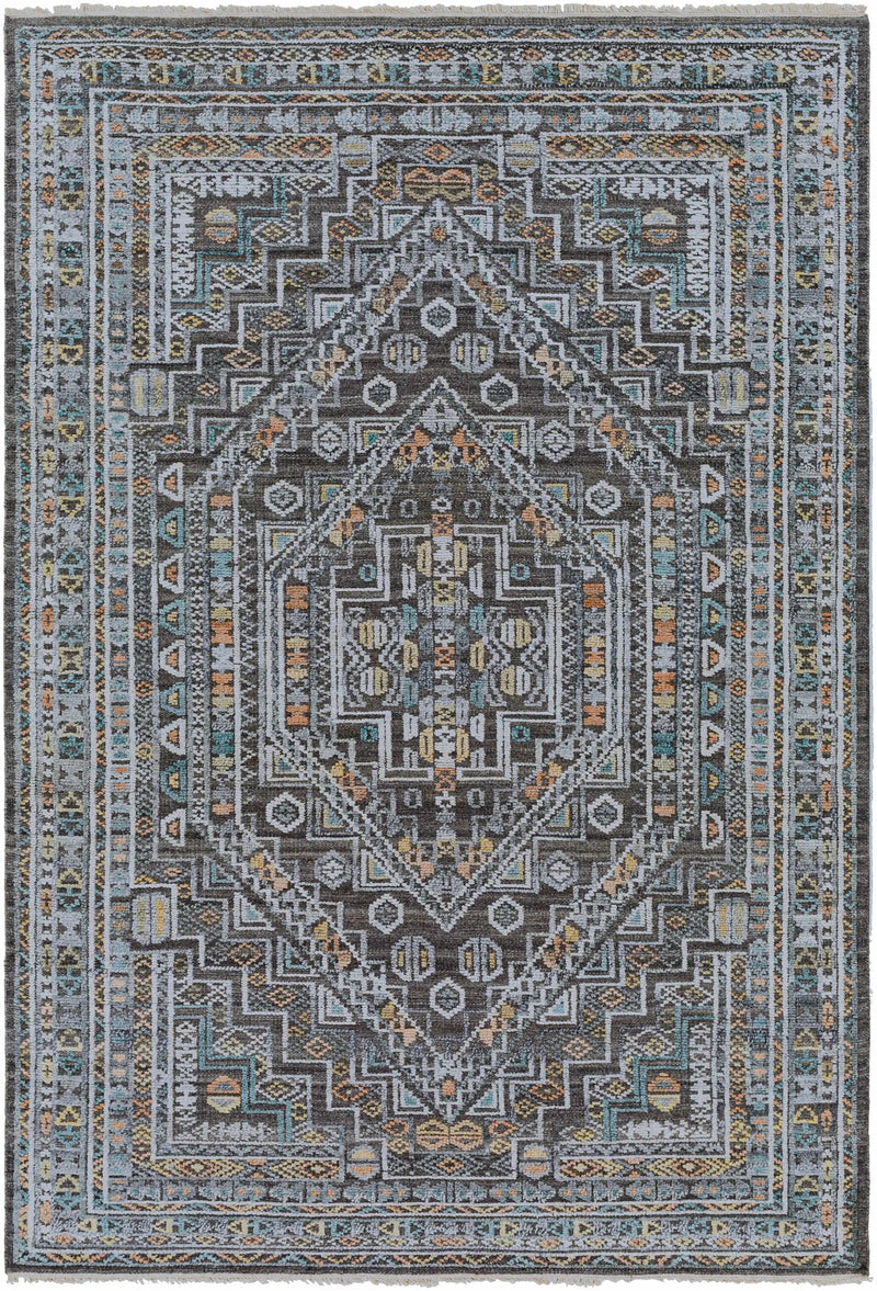 Akle Premium Hand Knotted Wool Area Rug - Clearance by Boutique Rugs