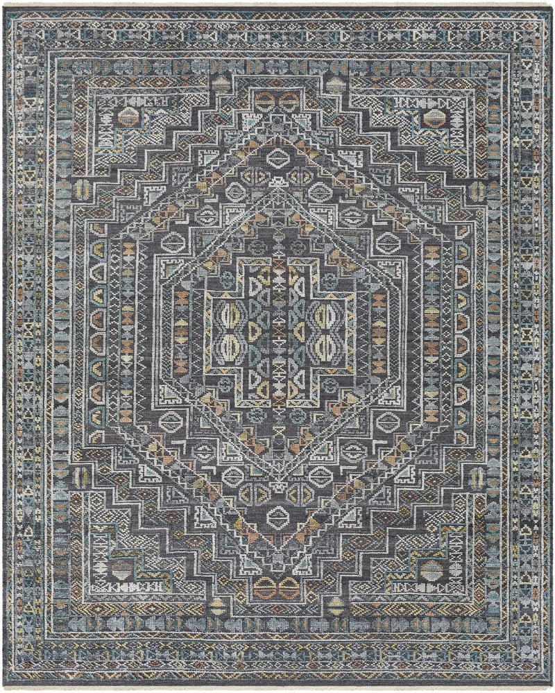 Akle Premium Hand Knotted Wool Area Rug - Clearance by Boutique Rugs