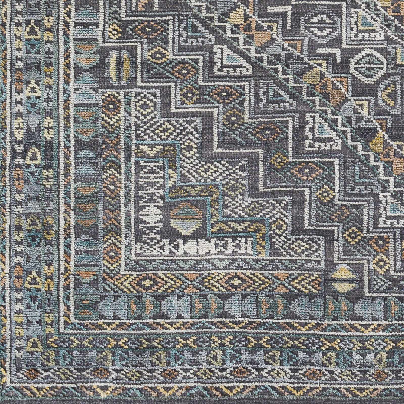 Akle Premium Hand Knotted Wool Area Rug - Clearance by Boutique Rugs