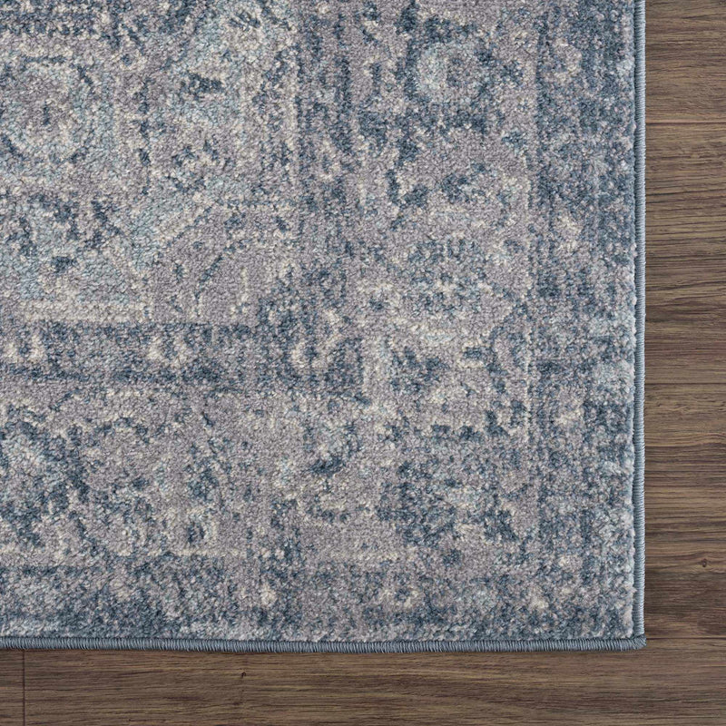 Peeta Blue Medallion Area Rug - Clearance by Boutique Rugs