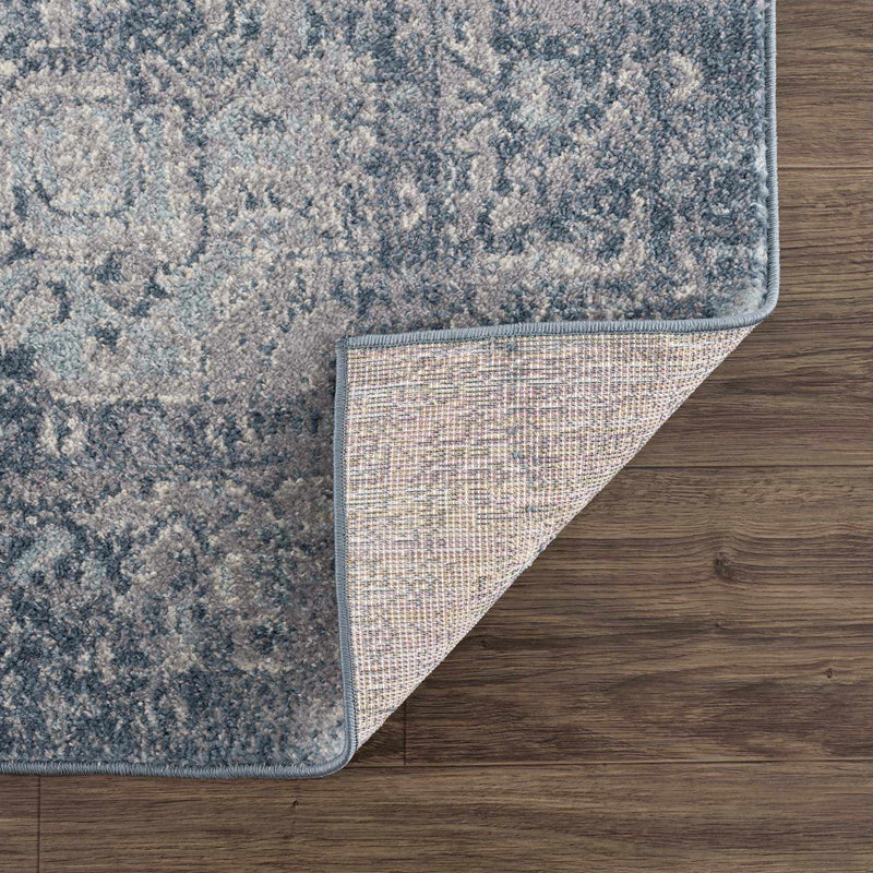 Peeta Blue Medallion Area Rug - Clearance by Boutique Rugs
