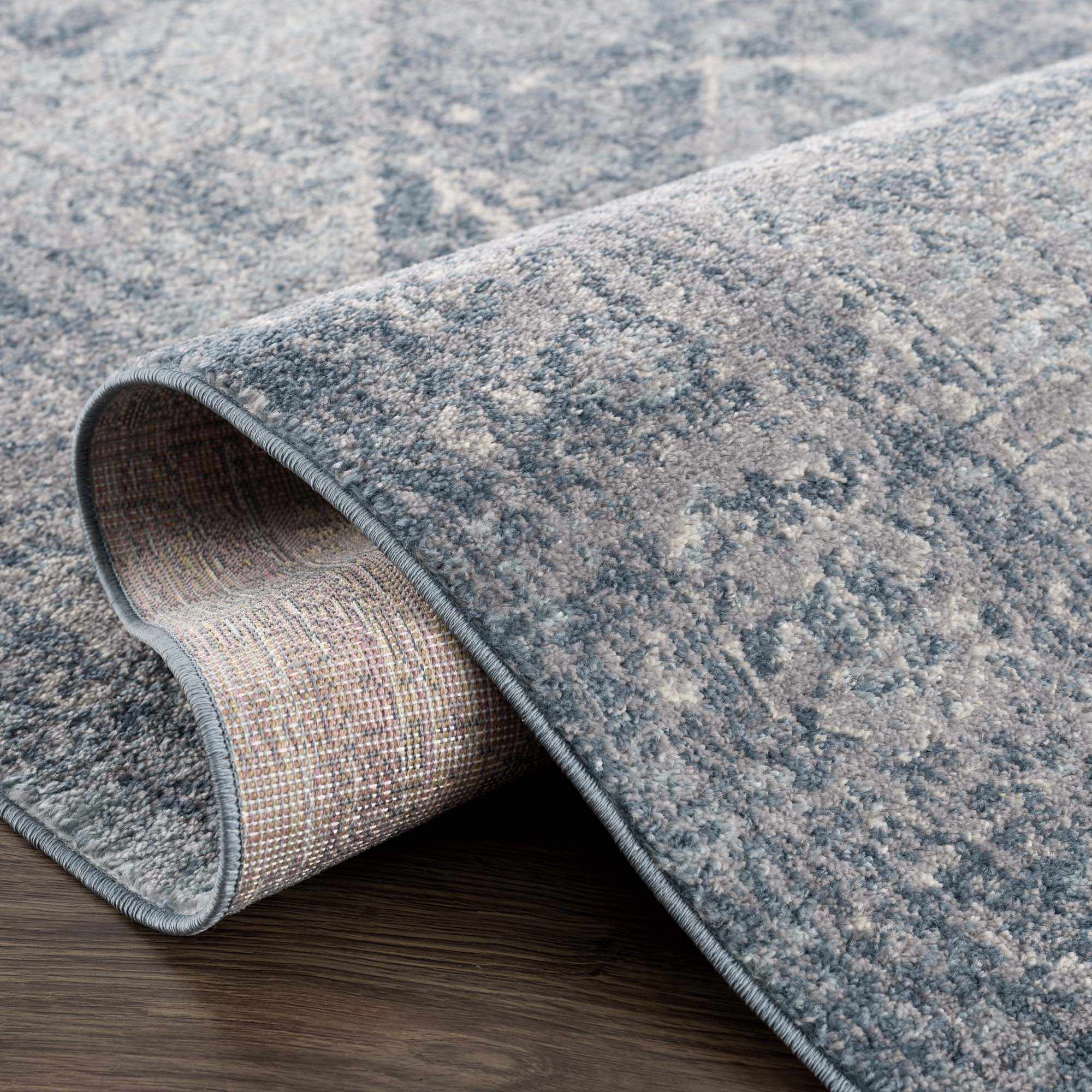 Peeta Blue Medallion Area Rug - Clearance by Boutique Rugs