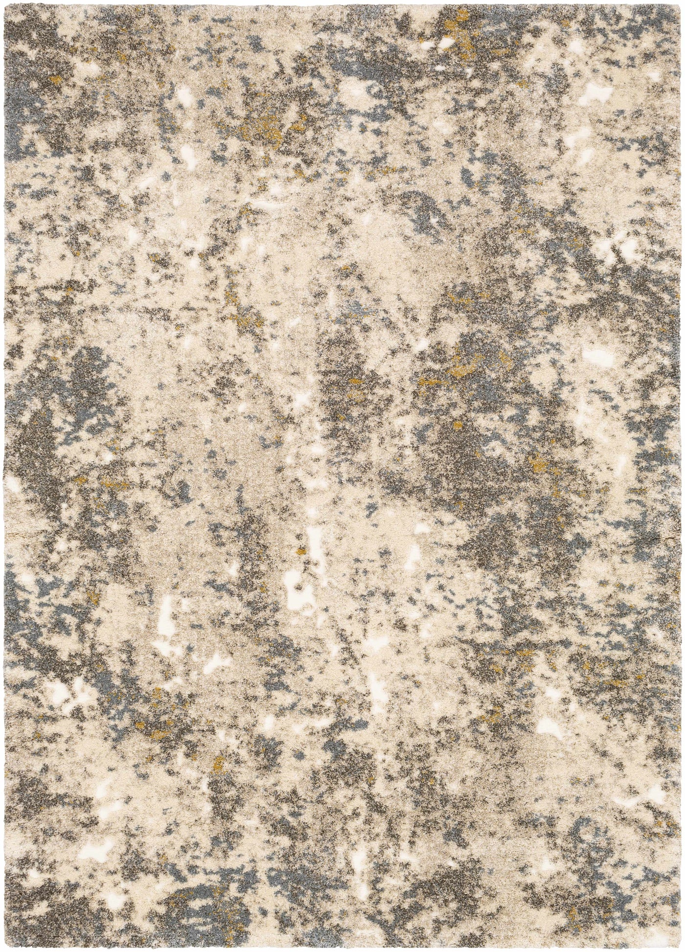 Alabaster Abstract Thick Luxe Rug by Boutique Rugs