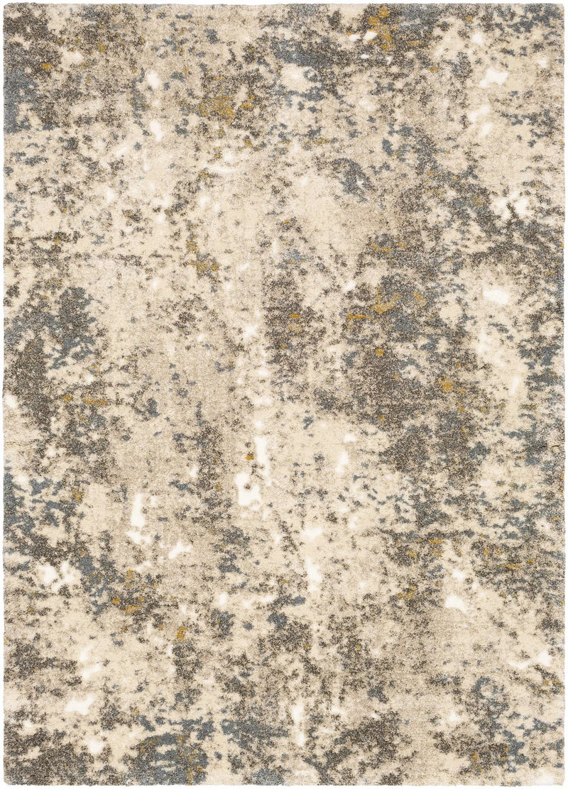 Alabaster Abstract Thick Luxe Rug by Boutique Rugs