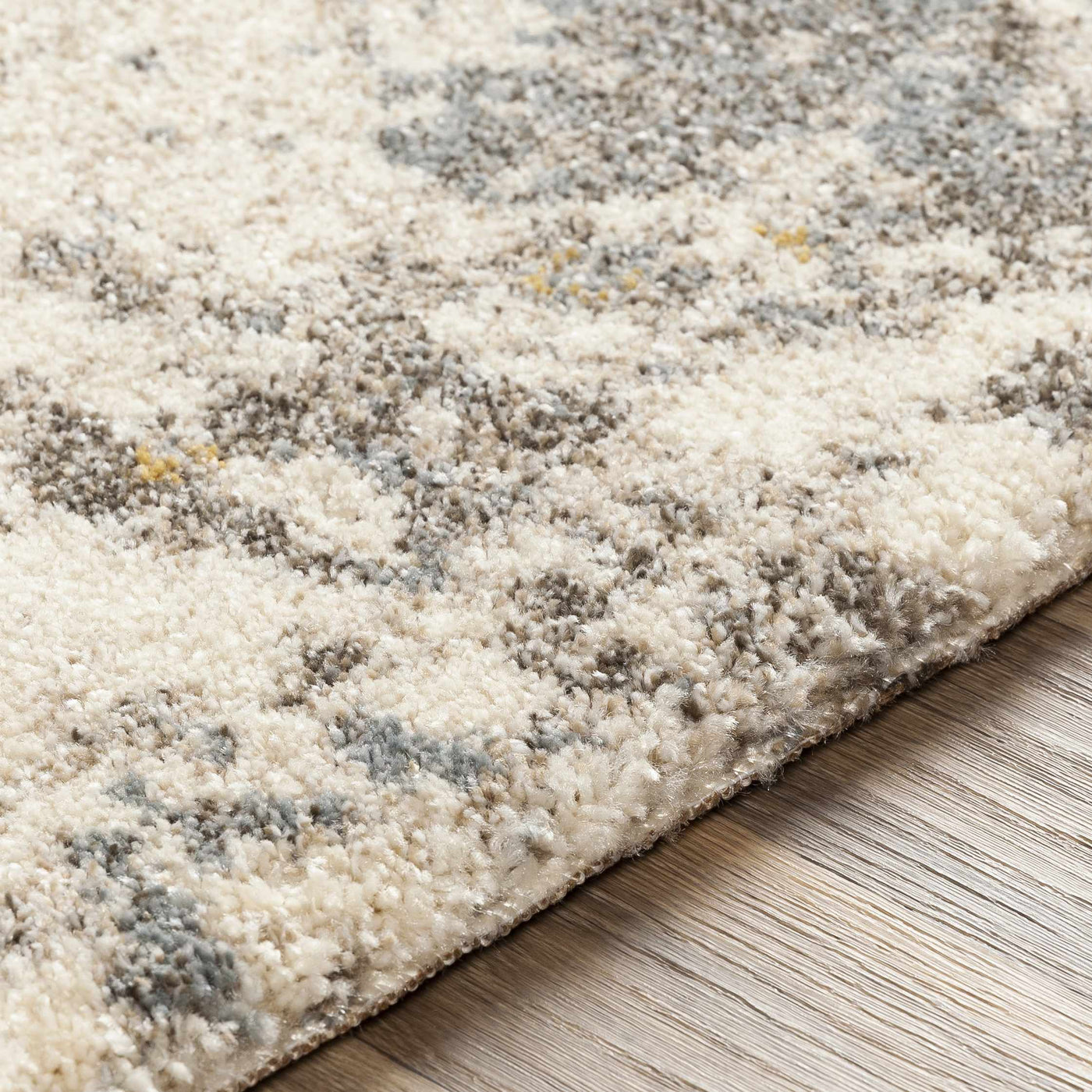 Alabaster Abstract Thick Luxe Rug by Boutique Rugs