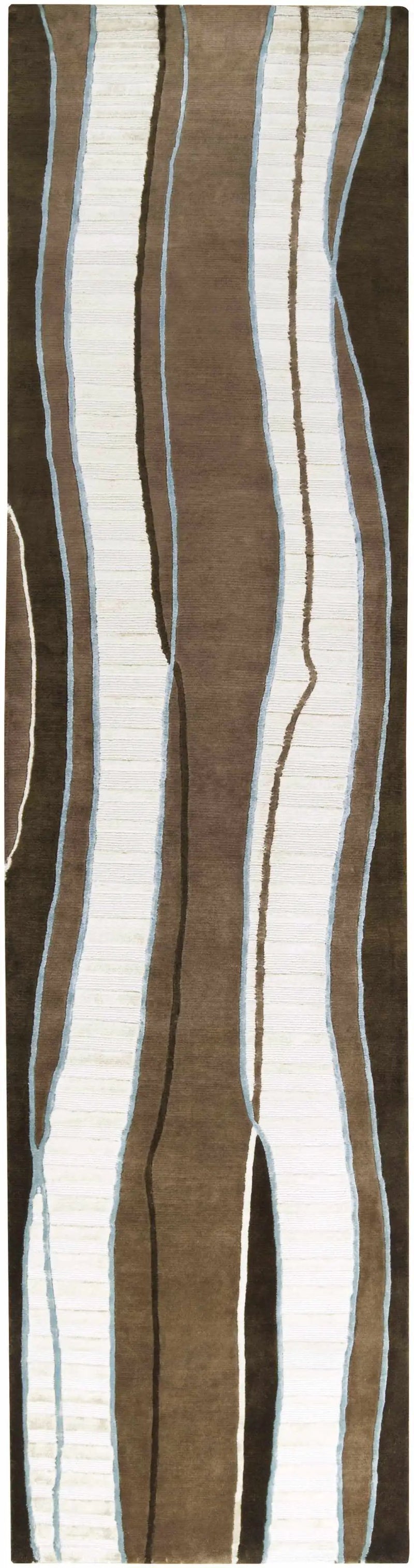 Alanreed Brown Premium Wool Area Rug - Clearance by Boutique Rugs