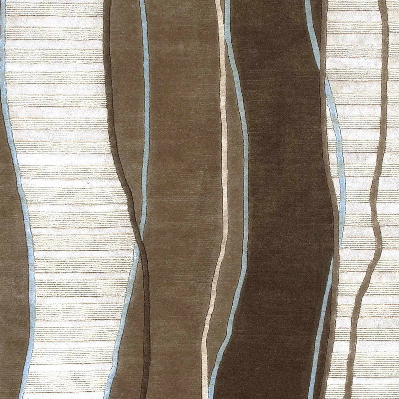 Alanreed Brown Premium Wool Area Rug - Clearance by Boutique Rugs