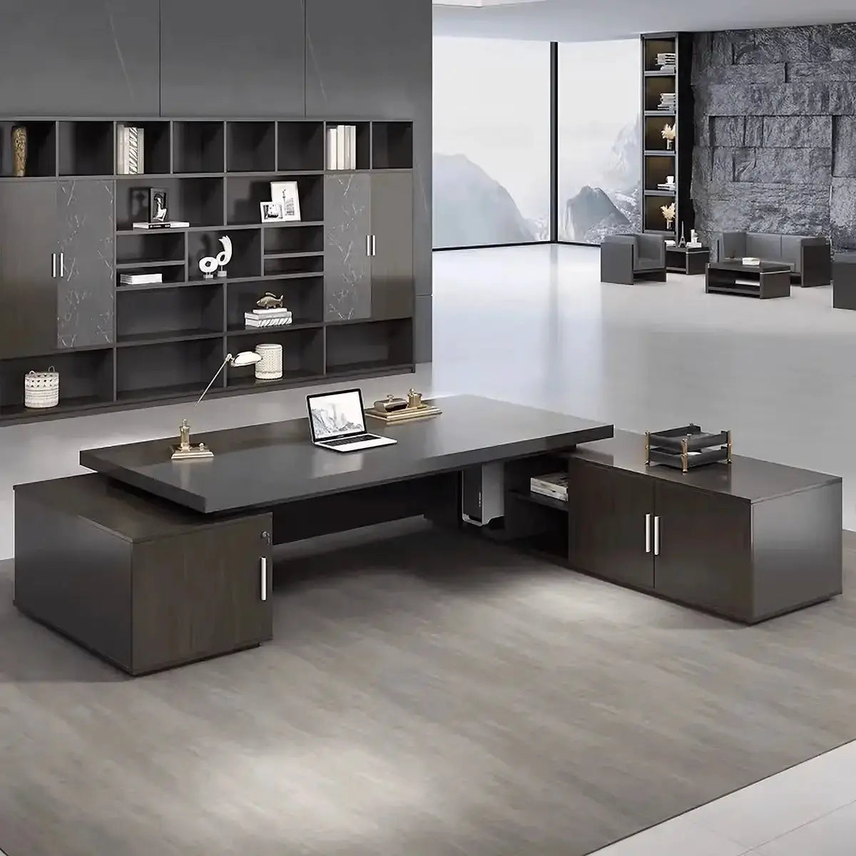 Exeter · Modern Executive L-Shaped Desk by Arc Grove