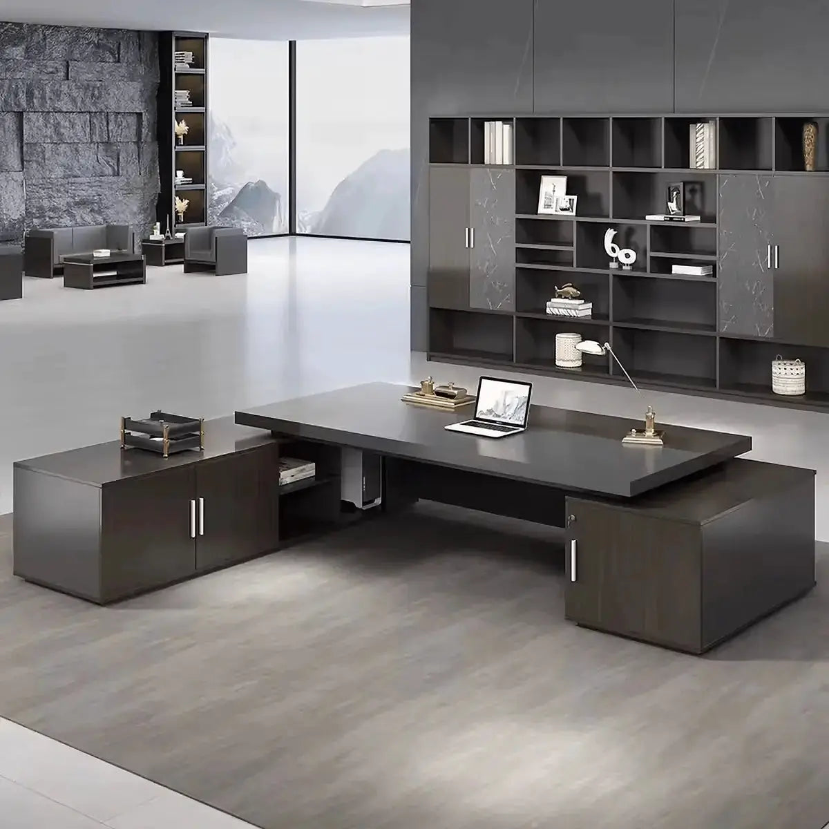 Exeter · Modern Executive L-Shaped Desk by Arc Grove