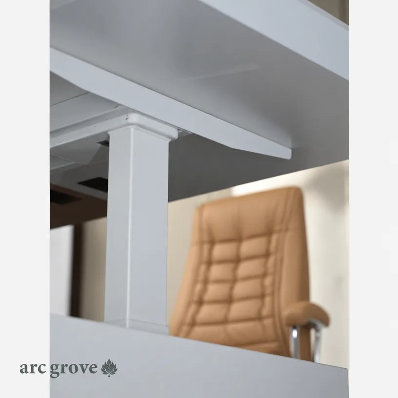 Albion · Executive L-Shaped Standing Desk, Adjustable Height, photo 17 of 19