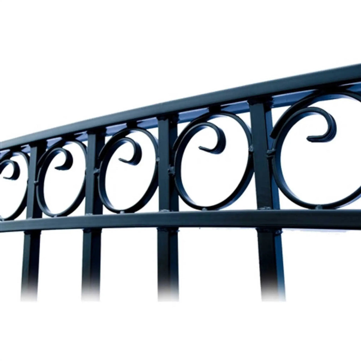 [12-18FT] Heavy-Duty Paris-Style Steel Premium Dual-Swing Driveway Gate (SAK97031) by SAKSBY WHOLESALE