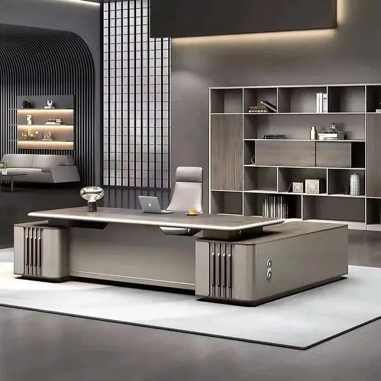 Ainley · Modern L-Shaped Executive Desk by Arc Grove