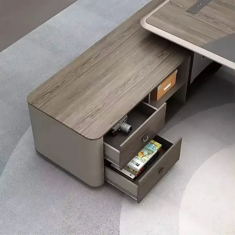 Ainley · Modern L-Shaped Executive Desk by Arc Grove
