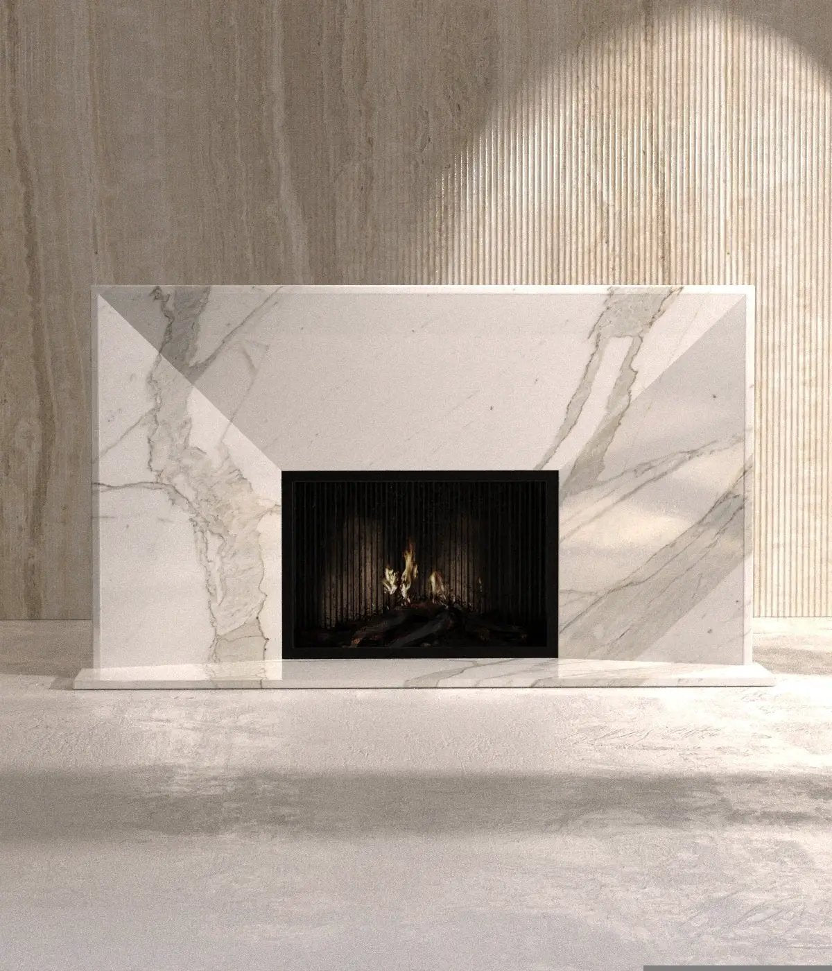 Alexander Fireplace by Zicana Boutique