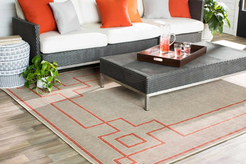 Janamuato White Geometric Cement Outdoor Planter by Boutique Rugs