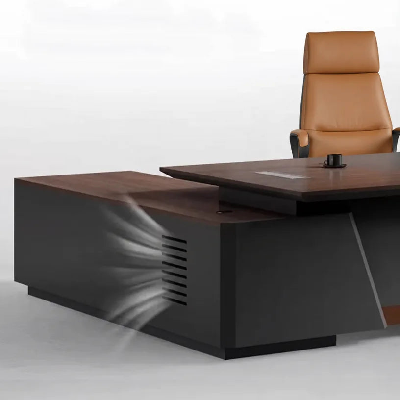 Alford · Modern L-Shaped Executive Desk, photo 7 of 14