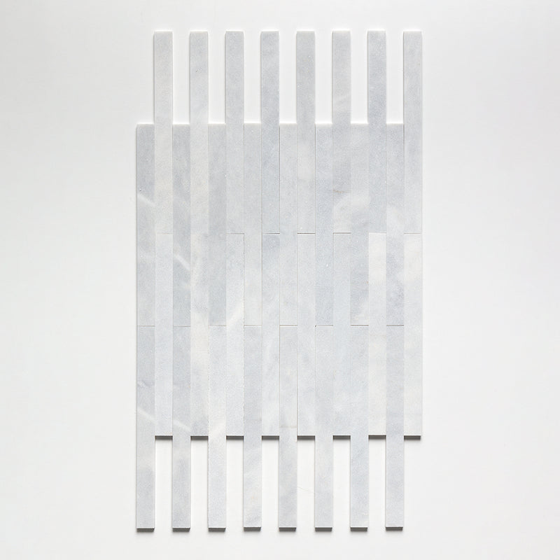 Allure Fine Textured Plank Marble Tiles 1 9/16x18 Marble Fine Textured 4x24 Tiles — 3
