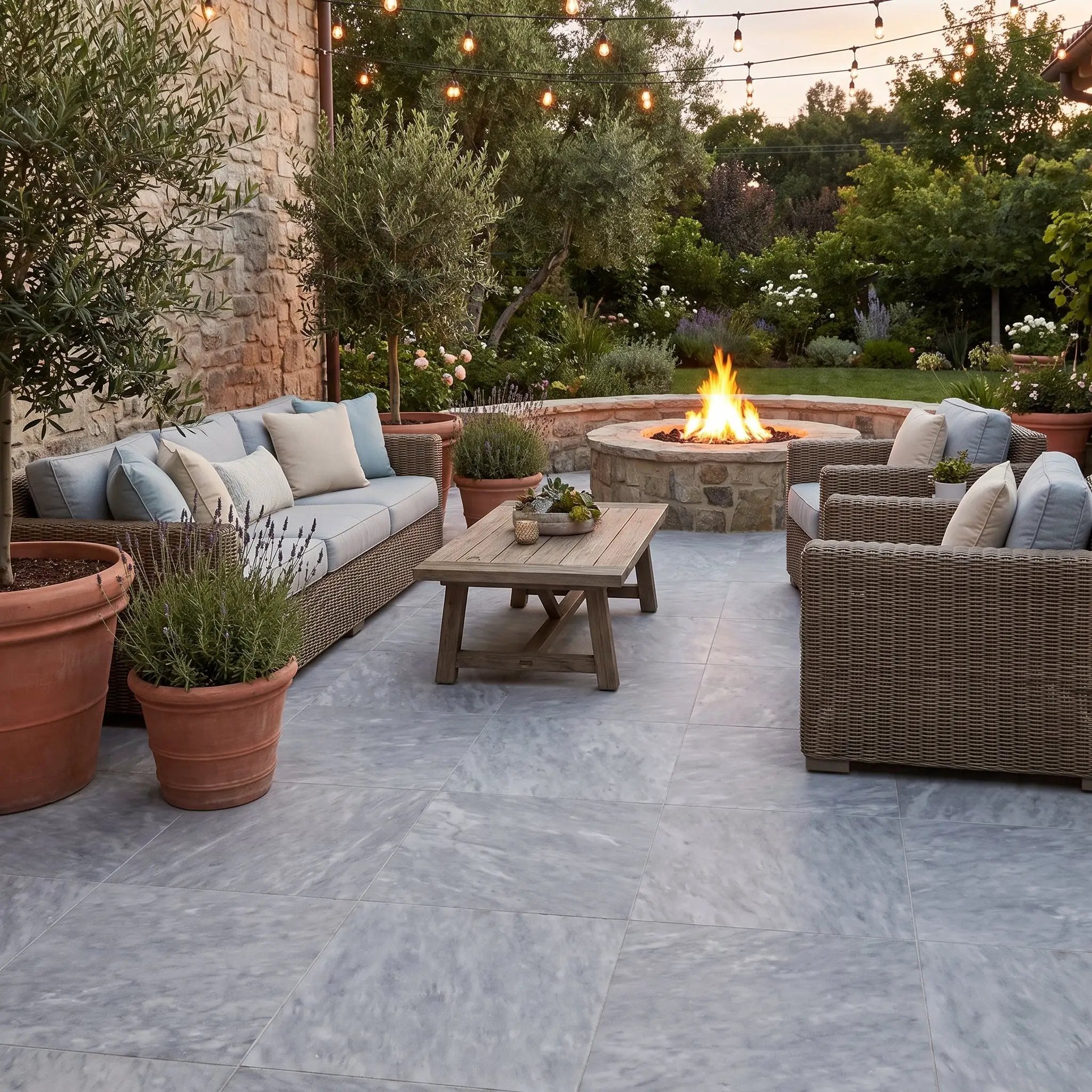 Allure Honed Marble Tiles 18x18 by Stonetiledepot