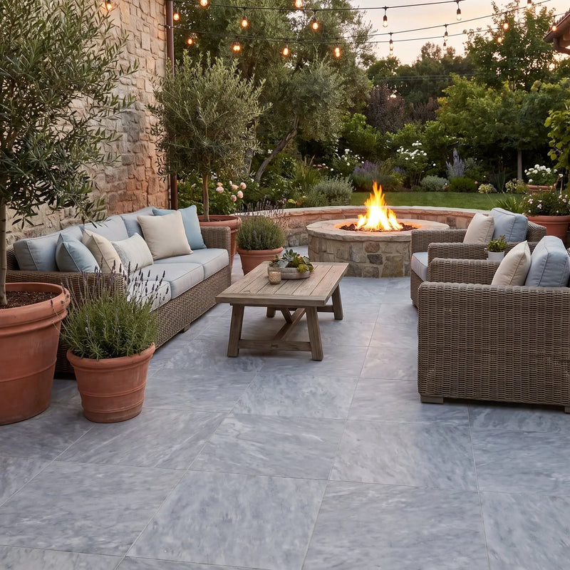 Allure Honed Marble Tiles 18x18 by Stonetiledepot