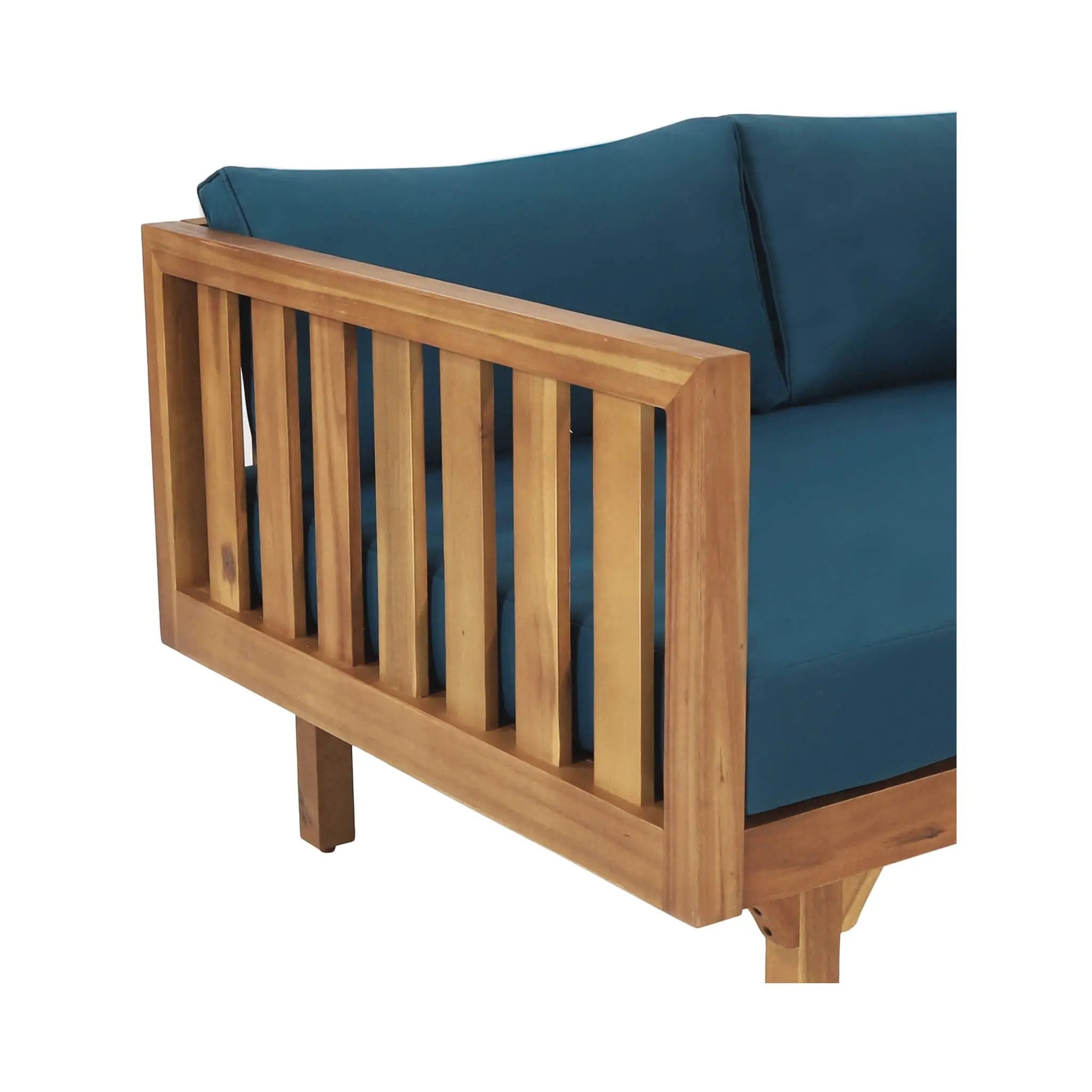Alora 3-Seater Acacia Wood Daybed Sofa With Water-Resistant Cushions (SAK65773) by SAKSBY WHOLESALE