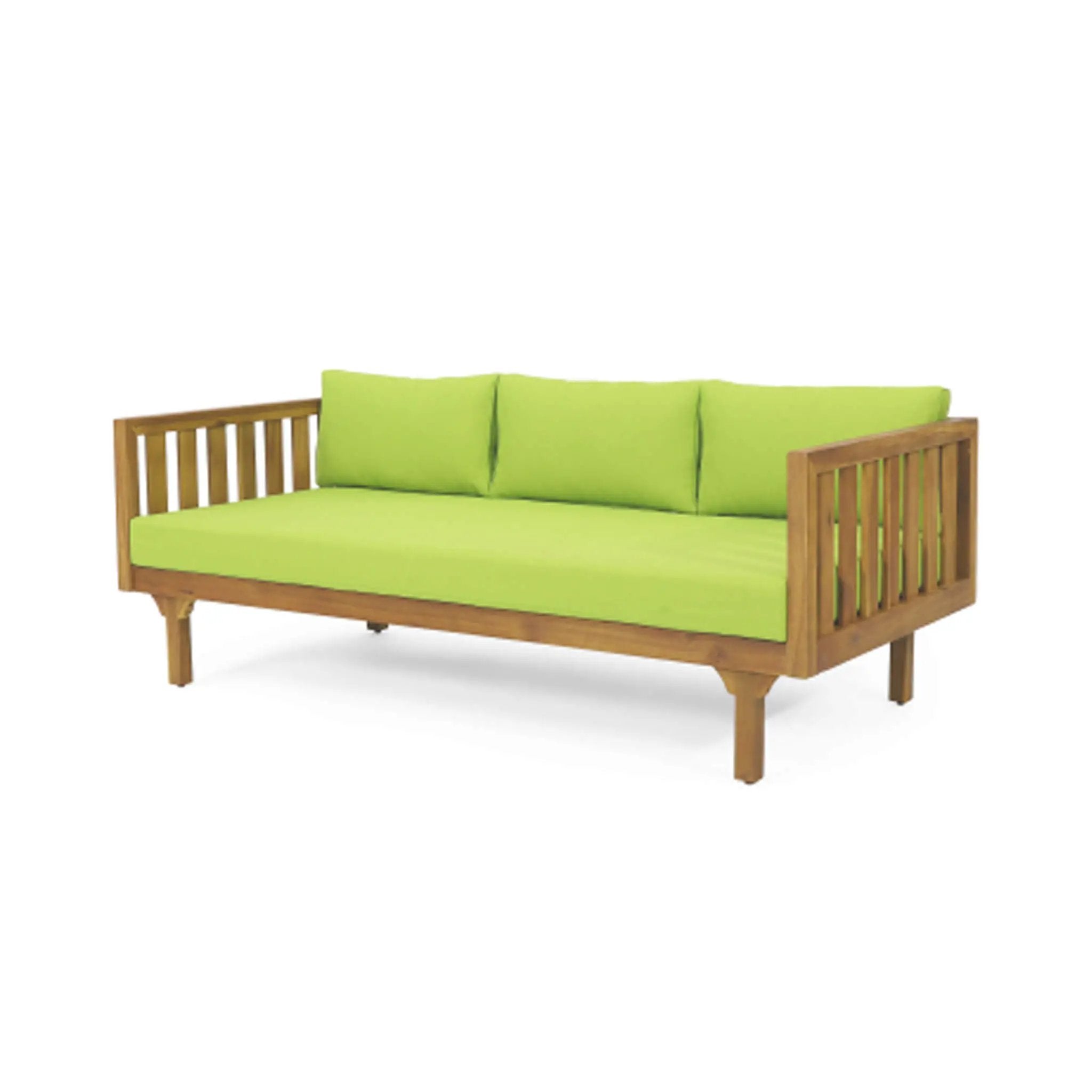 Alora 3-Seater Acacia Wood Daybed Sofa With Water-Resistant Cushions (SAK65773) by SAKSBY WHOLESALE