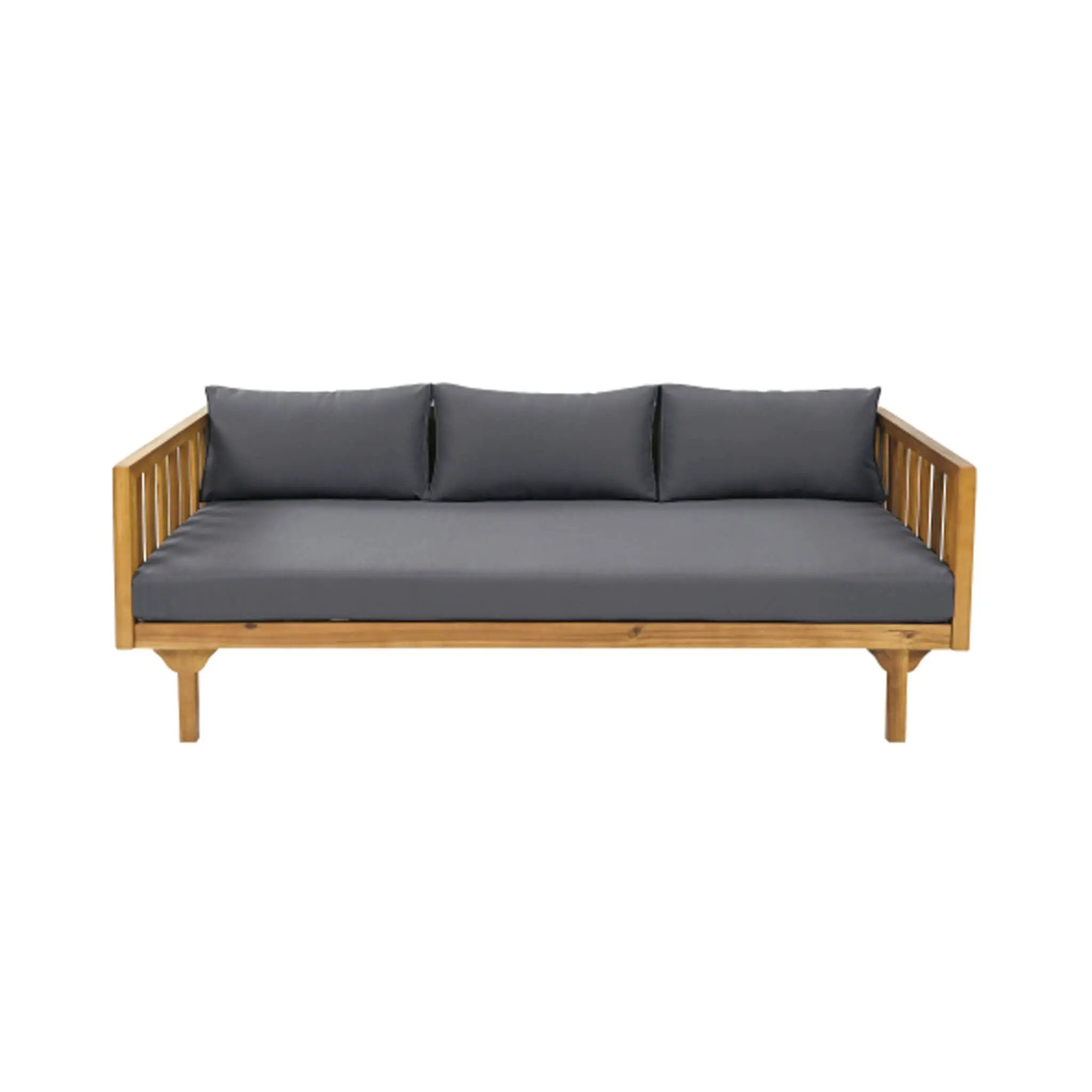Alora 3-Seater Acacia Wood Daybed Sofa With Water-Resistant Cushions (SAK65773) by SAKSBY WHOLESALE